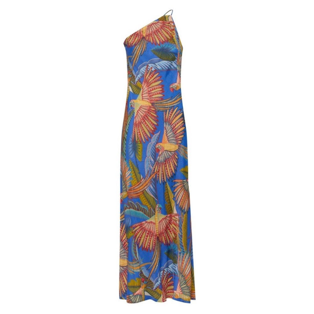 NWT FARM RIO
Macaw Flight midi dress, Small